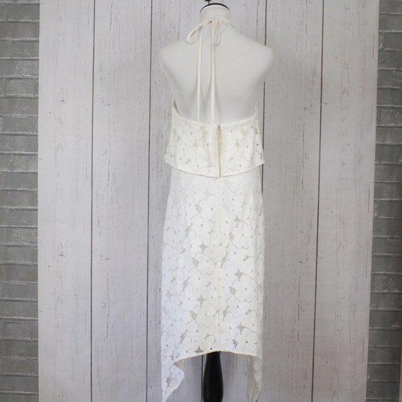 Trina Turk White Lace Halter Dress - Picture 6 of 16